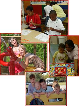 Children at child care centers and at camp