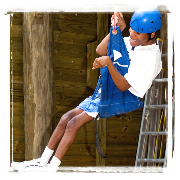 To many campers the high ropes course is the MOST FUN!