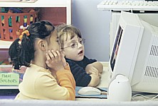 children at computer