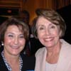 Donna Davidson and Nancy Pelosi