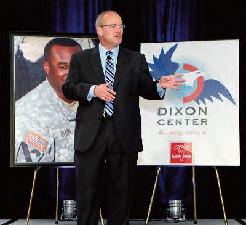 Col Sutherland talking about the Dixon Center