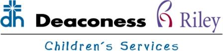 Deaconess riley childrens logo
