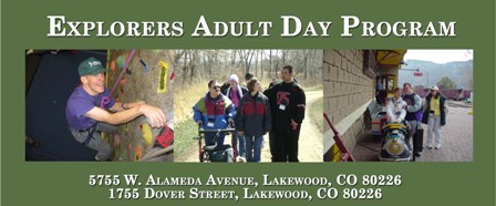 Explorers Adult Day Program Home Page Header