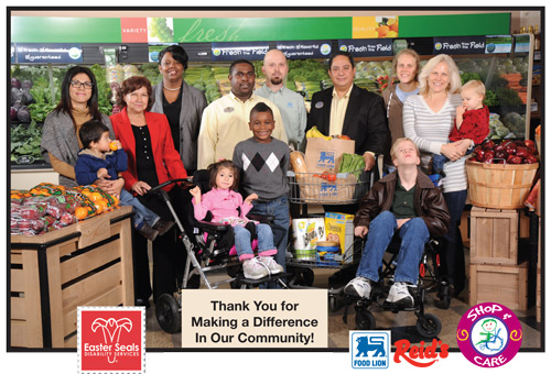 2013 Shop&Care Family Ambassadors with Food Lion Associa