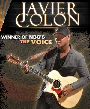 Javier Colon Tour picture with THE VOICE